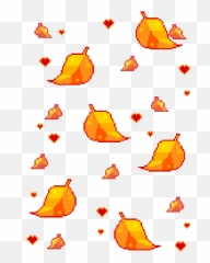 Top Falling Leaves Gif Stickers For Android Ios - Pixel Art Emoji