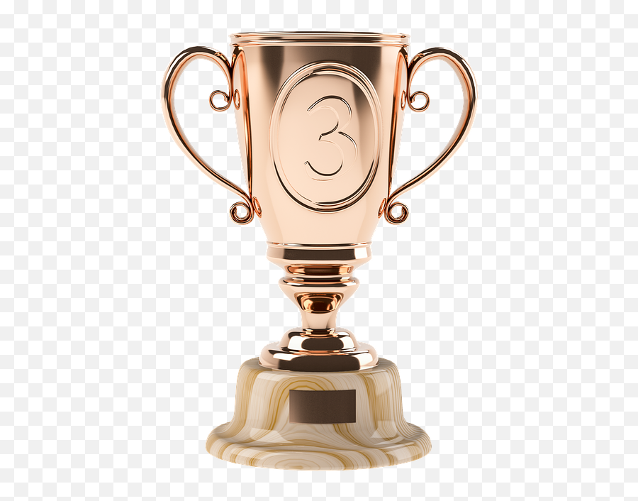 1 Free Prize Award Images - Third Bronze Cup Png Emoji,Thank You Emoticon