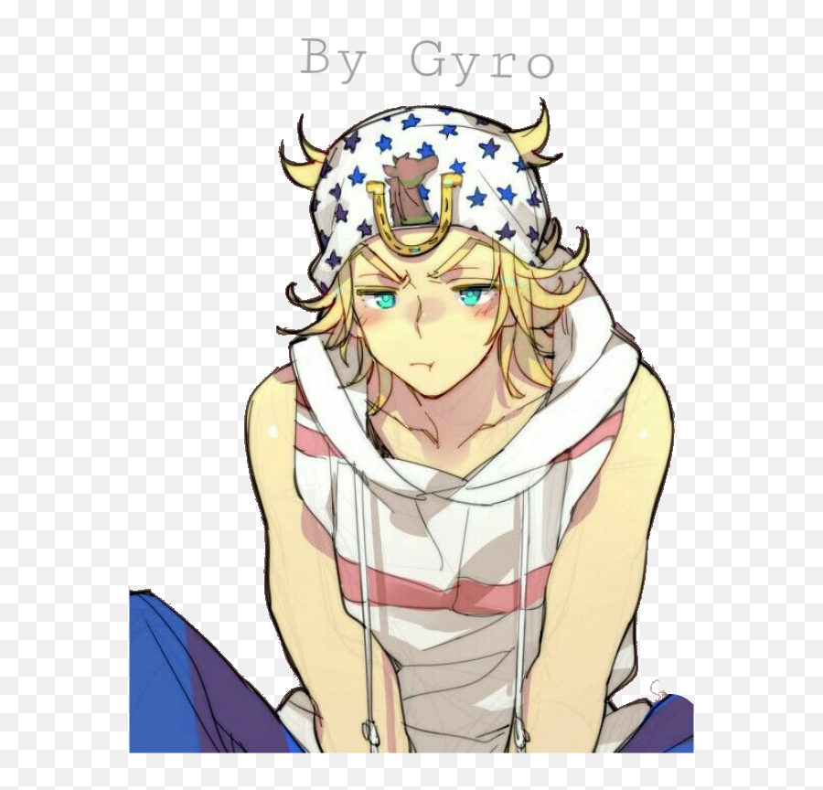 Boring - Jojo Johnny Art Emoji,Gyro Emoji