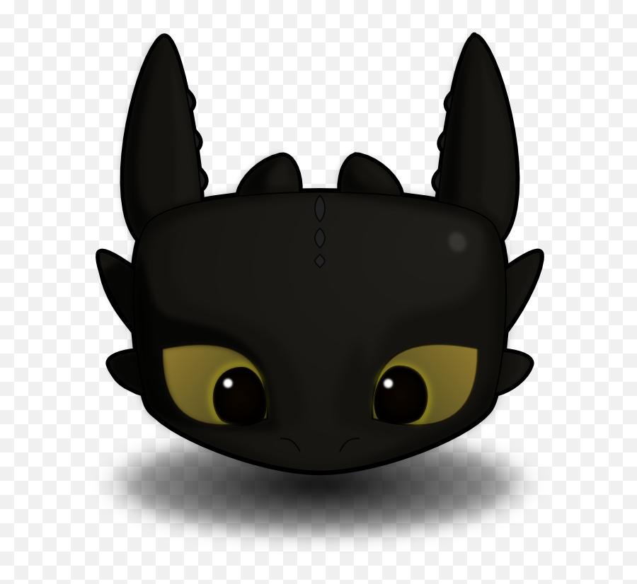 Night Fury Png - Cartoon Emoji,Knock Knock Emoji