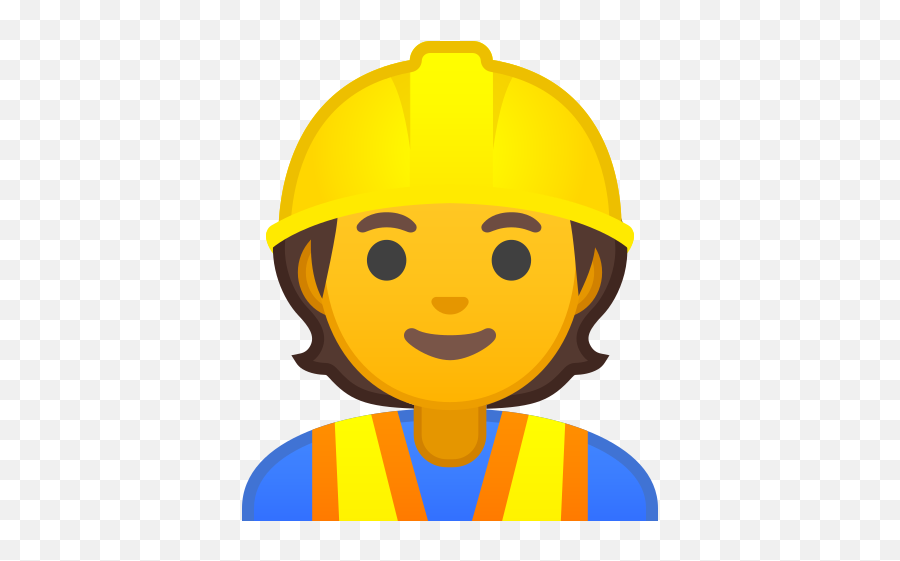 Construction Worker Emoji - Emoji Levanta La Mano,Construction Emoji