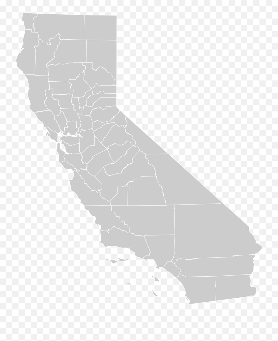California Map Geography United States - High Resolution Map Of California And Nevada Emoji,Steam Salty Emoticon