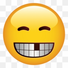Smiling Face With Missing Teeth Emoji