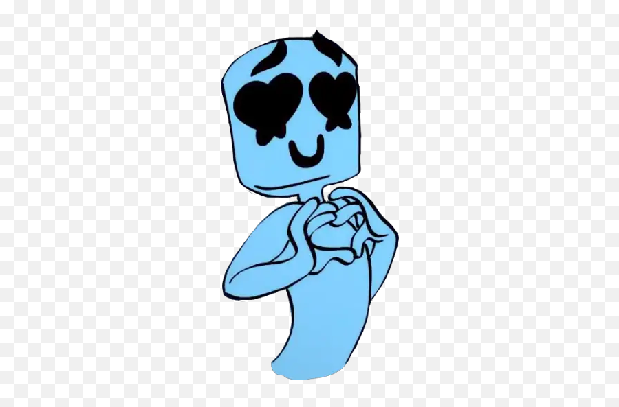 Marshmello Stickers For Whatsapp - Marshmello Friends Kawaii Emoji,Marshmello Emoji