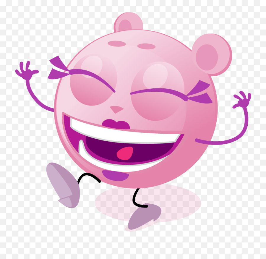 Cutie Pink - Cartoon Emoji,Boo Emoji