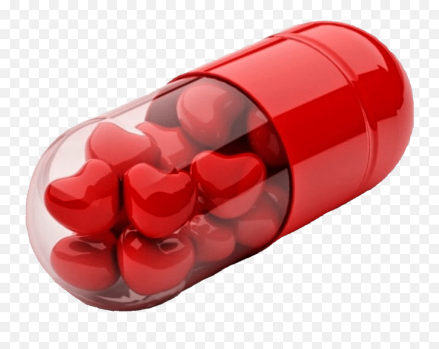 Download Download The Above Love Capsule Red Simple Image - Love Pills Emoji,Pills Emoji