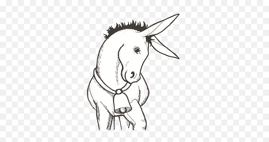 Dressing The Donkey - Donkey With Bells Emoji,Donkey Emoticons
