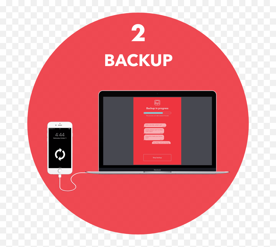 How To Create Your First Keepster Backup Using Itunes - Circle Emoji,Pregnant Emoji Iphone