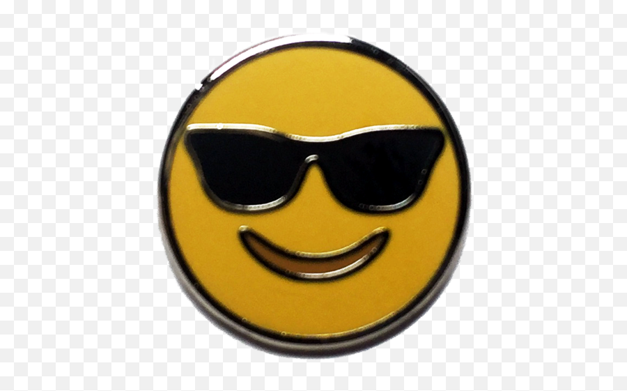 Sunglasses Emoji Pin - Smiley,Emoji Bandaids