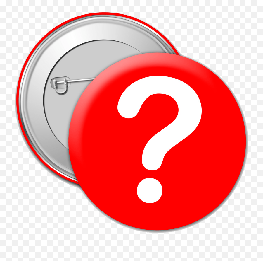 Question Mark Badge Clipart - Dot Emoji,Question Mark Emoji