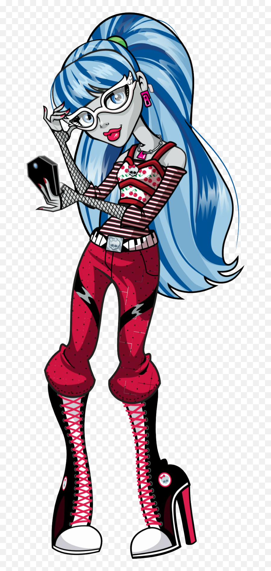 Ghoulia Yelps - Monster High Characters Emoji,Power Ranger Emoji