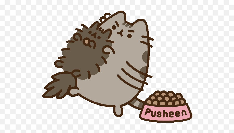 Pusheen Thanksgiving Posted By John Mercado - Pusheen And Pip Emoji,Pusheen The Cat Emoji