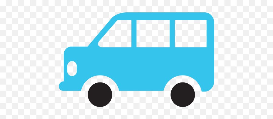 Minibus - Commercial Vehicle Emoji,Van Emoji