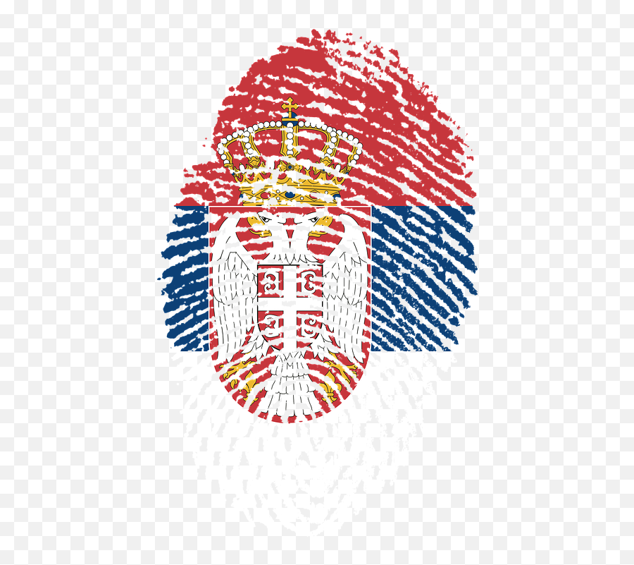 Serbia Flag Fingerprint - Uae Flag Fingerprint Emoji,Serbian Flag Emoji