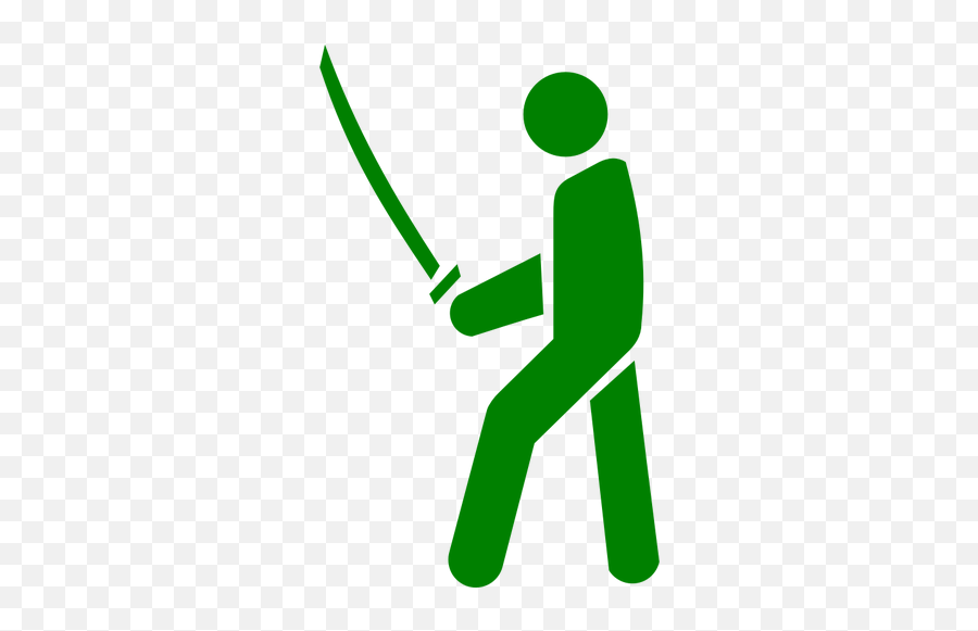 Samurai Green Pictogram - Clip Art Emoji,Green Checkmark Emoji