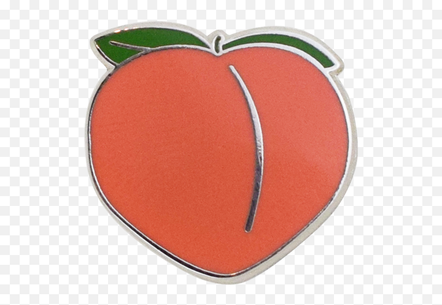 Peach Emoji Pin,Peach Emoji Png