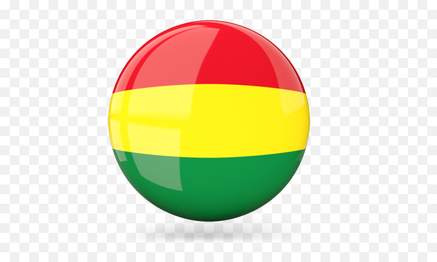 Illustration Of Flag Of Bolivia - Ghana Flag Circle Png Emoji,Bolivian Flag Emoji