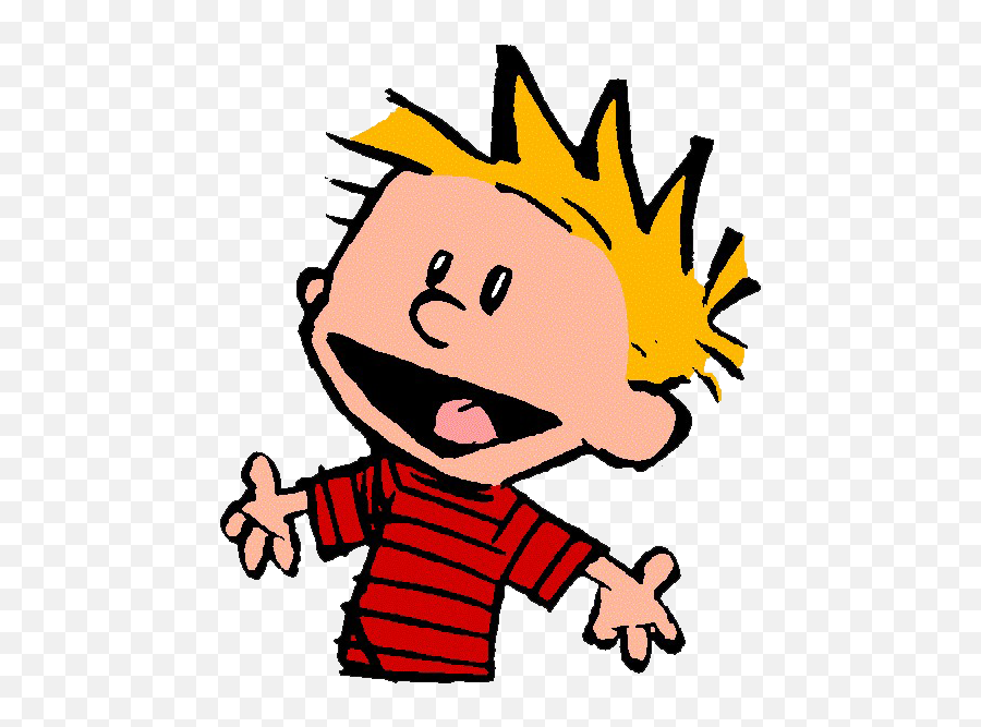 Calvin And Hobbes Transparent B - Calvin Hobbes Emoji,Blobfish Emoji