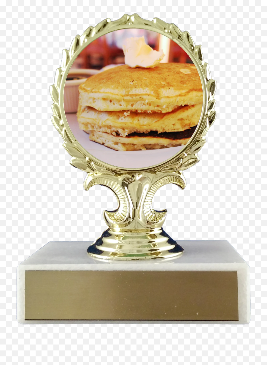Pancake Trophy On Marble Base - Pancake Trophy Emoji,Pumpkin Pie Emoji