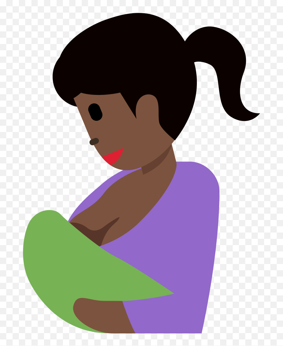 Twemoji2 1f931 - Breastfeeding In Chair Cartoon Emoji,Hair Emoji