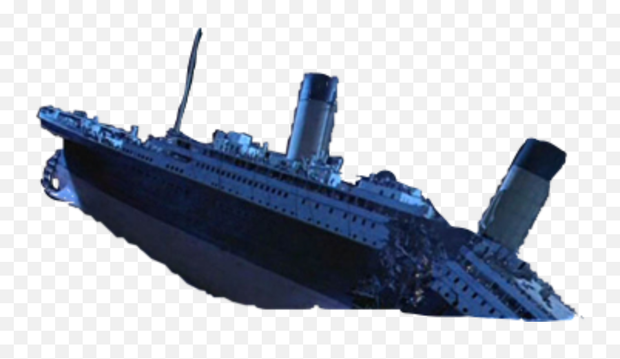 Titanic Sinking 1912 Freetoedit - Sinking Titanic Ship Png Emoji,Sinking Ship Emoji