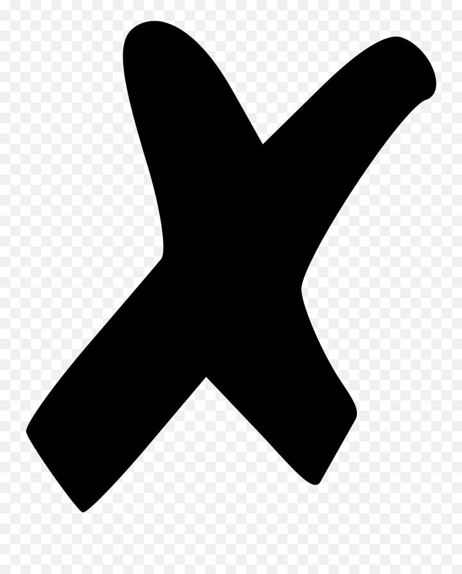 Black X Mark Png Emoji,Vote Emoji