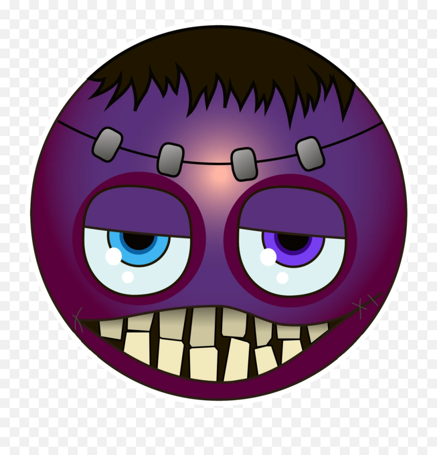Monster Emojis - Cartoon,Purple Monster Emoji