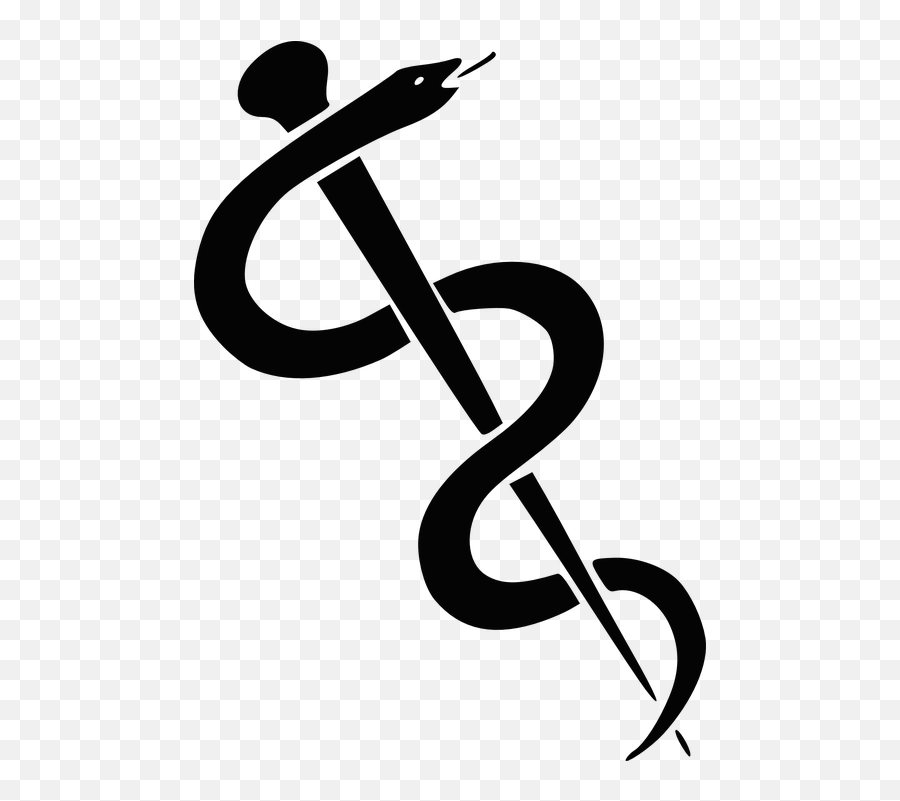 Medical Symbols - Gold Rod Of Asclepius Emoji,Rod Of Asclepius Emoji