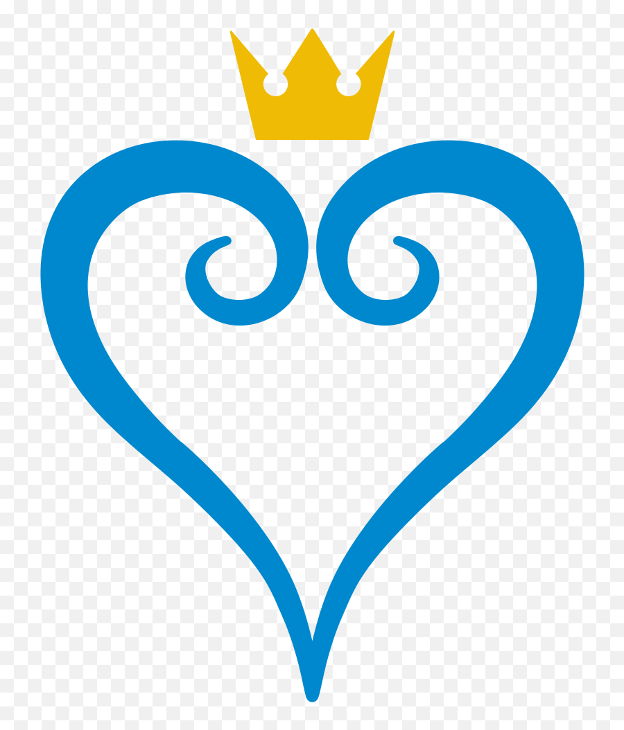 Kingdom Hearts Logo - Kingdom Hearts Logo Png Emoji,Heart Emoji Crown