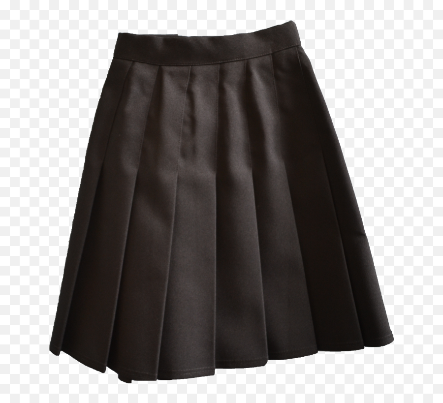 Skirts Pleated Transparent Png - Miniskirt Emoji,Black Emoji Skirt