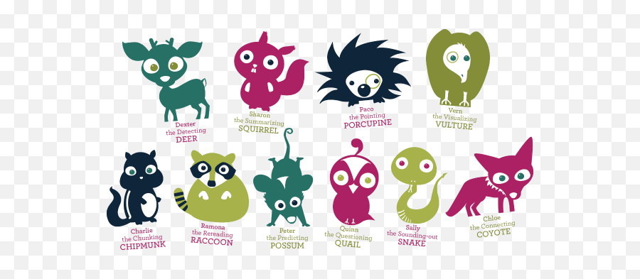 Woodland Animals - Reading Strategy Animals Emoji,Quail Emoji