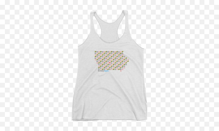 Emoji Iowa T - Sleeveless Shirt,Women's Emoji Shirt