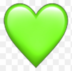 Green Heart Emoji Iphone Freetoedit - Heart,Green Check Emoji