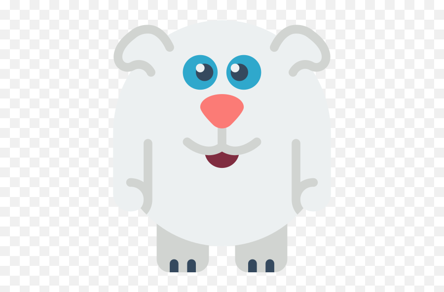 Polar Bear - Cartoon Emoji,Polar Bear Emoji
