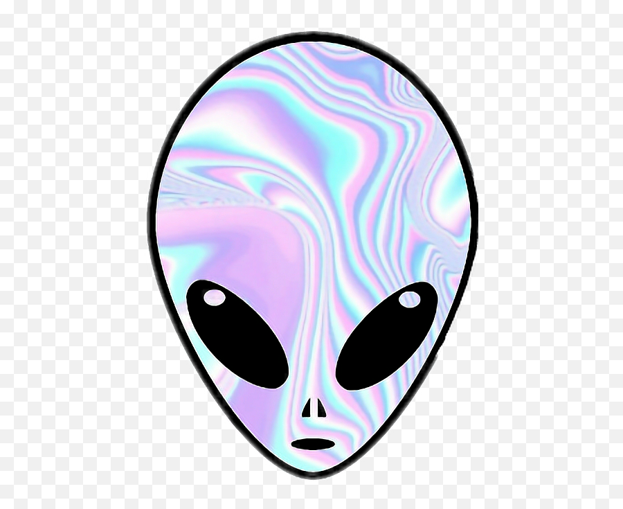 Emoji Alien Arcoiris - Sticker By Emiliaco Alien Sticker,Alien Emoji Png