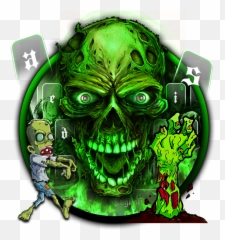 Download Zombie Green Skull for android Myket - Emoji