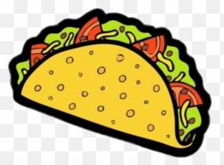 Taco Mexican Nourriture - Redbubble Food Stickers Emoji