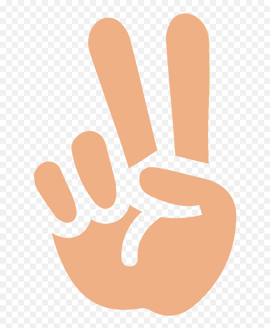Emojione1 270c - Sign Emoji,Peace Hand Emoji