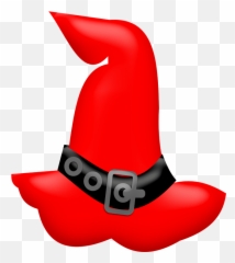 Halloween Witch Hat - Red Emoji