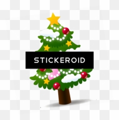Download Hd Large Xmas Tree Emoji Transparent Png Image - Christmas Tree Emoji Png,Christmas Tree Emoji Png