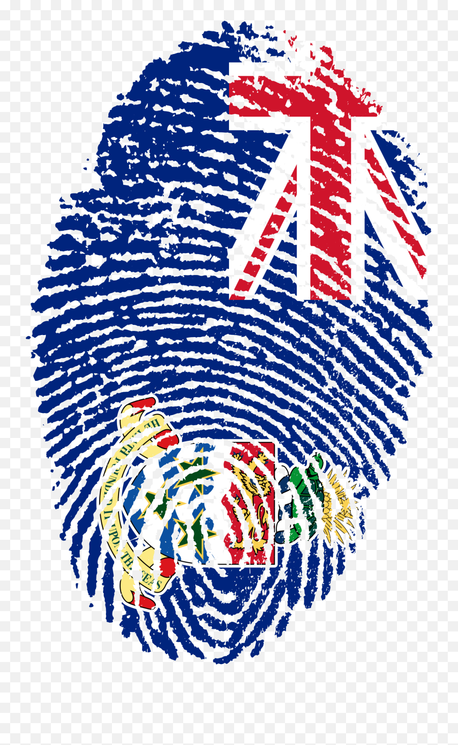 Cayman Islands Flag Fingerprint 662682 - Bosnia And Herzegovina Flag Art Emoji,Colombia Flag Emoji