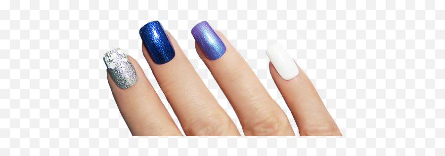 Finger Nail Png Images - Blue Nail Png Emoji,Nail Painting Emoji