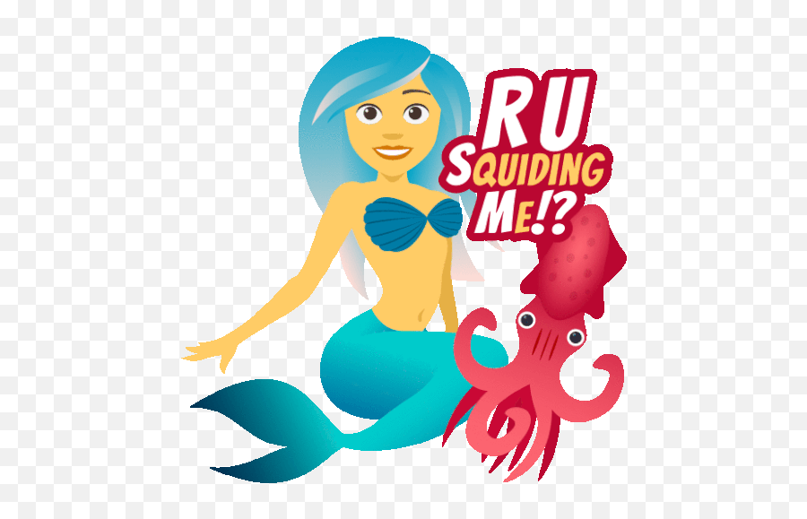Rusquiding Me Mermaid Life Gif - Mermaid Emoji,Mermaid Emoji Android