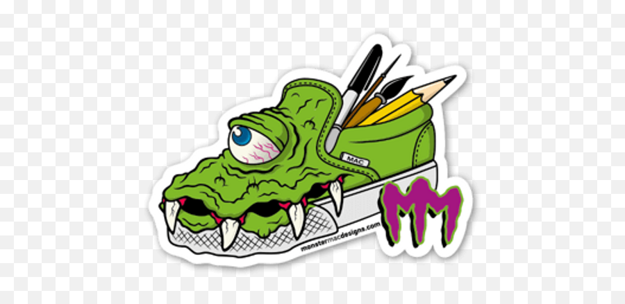Monster Shoes Sticker - Stickers De Graffiti Para Imprimir Emoji,Flag Alligator Emoji