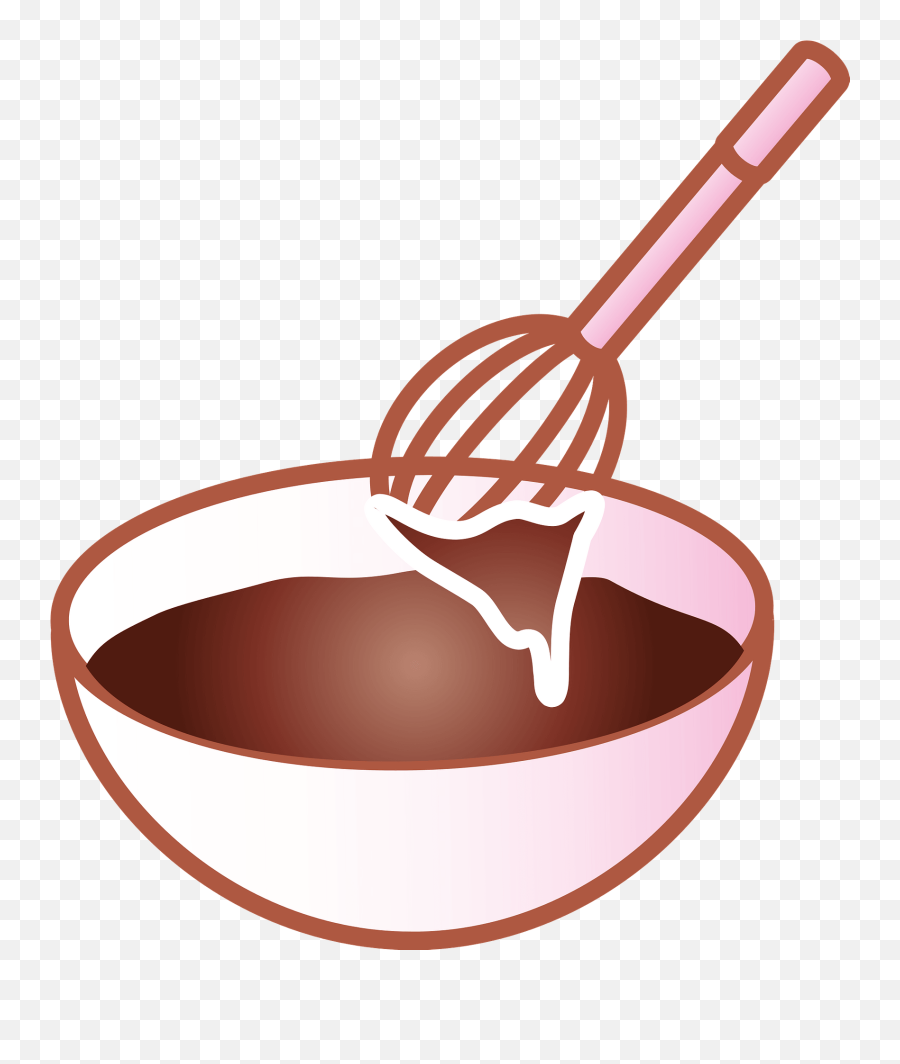 Chocolate Cooking Clipart - Mixing Bowl Emoji,Chocolate Pudding Emoji