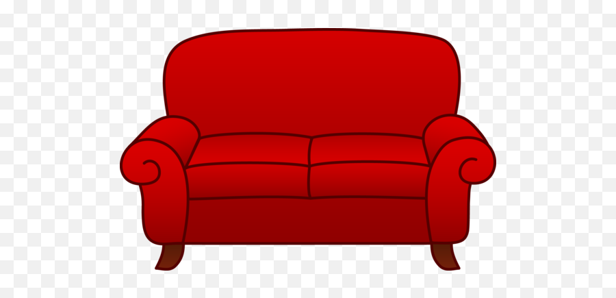 Red Sofa Clip Art - Red Sofa Clipart Emoji,Couch Emoji