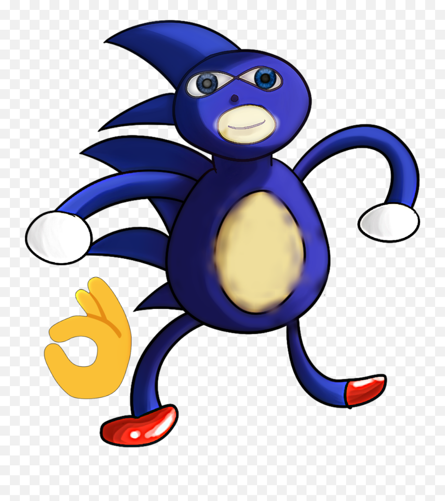 Sanic Sonic Demented Funny - Sonic Meme Png Emoji,Sanic Emoji