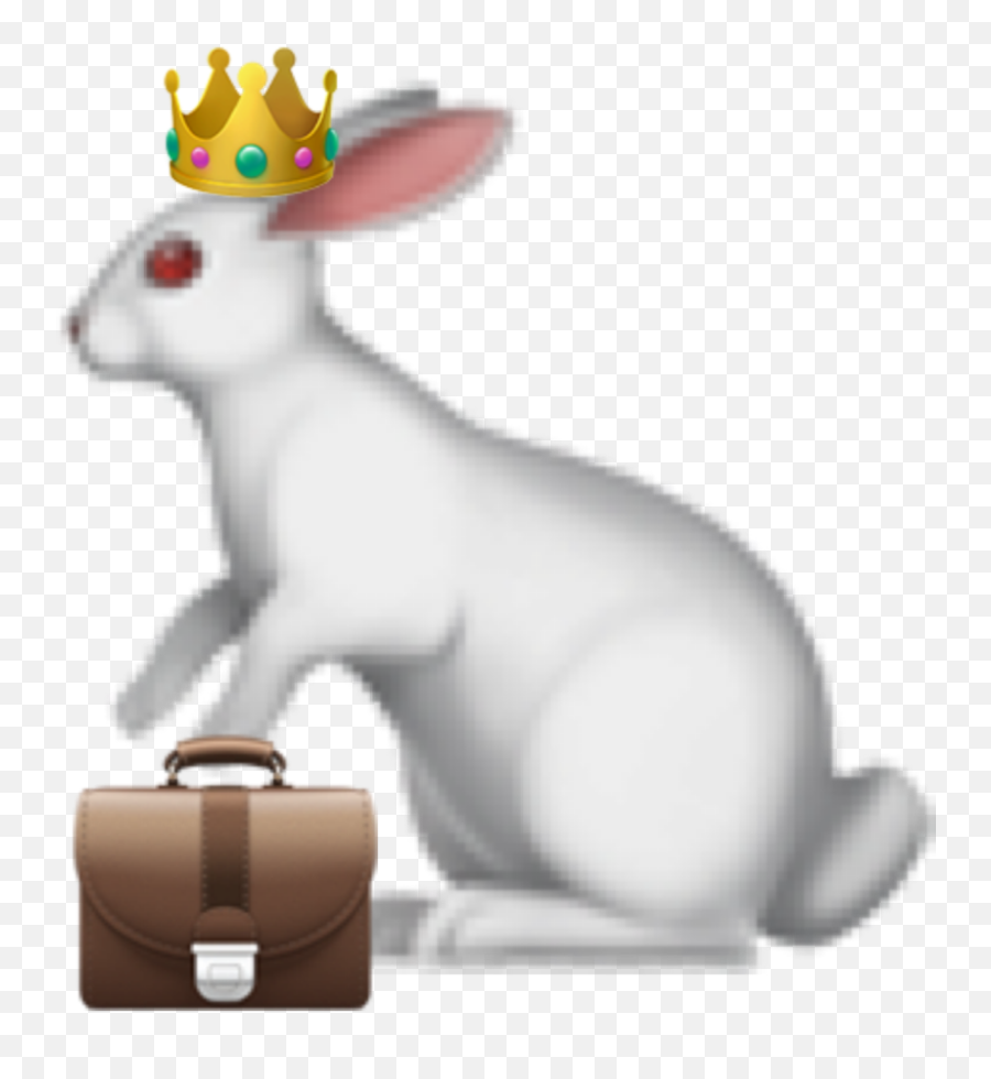 Bag Iphone Emoji Gold Iphon - Rabbit Emoji,White Rabbit Emoji