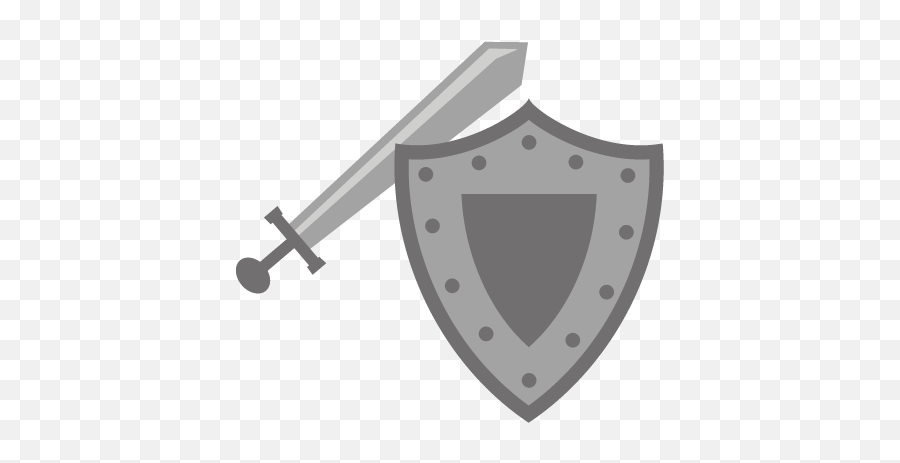 Shield Clipart Transparent - Transparent Background Sword And Shield Clipart Emoji,Sword And Shield Emoji