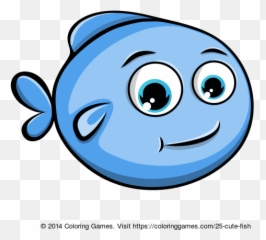 Cute Fish Coloring Page - Smiley Emoji,Pisces Emoticon